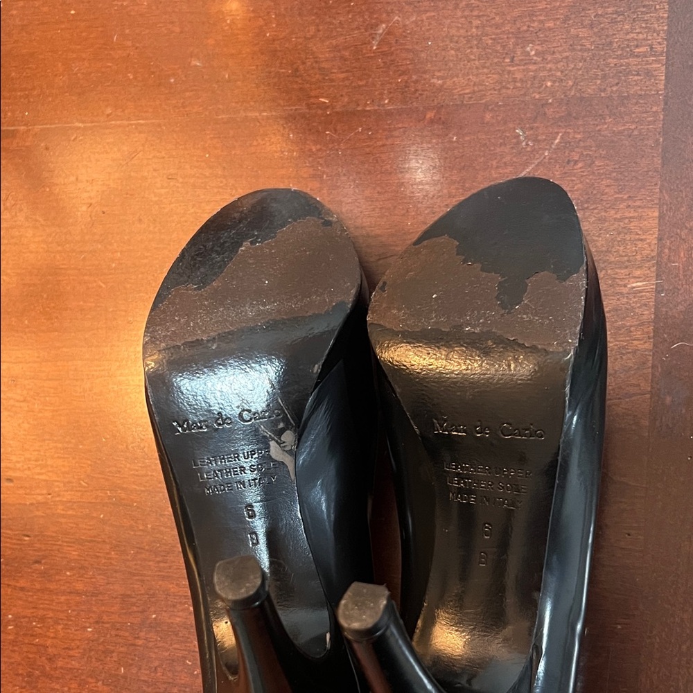 Max de Carlo Black Platform Heels - Picture 6 of 6